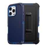 Shockproof Armor Hard Plastic Case with Belt Clip for iPhone 16 Plus Pro Max