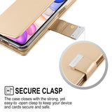 Goospery Rich Diary Wallet Case with Card Slots for Samsung A42 5G A426