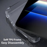 Clear Silicon TPU Back Cover Case for Motorola Edge 50 Pro Ultra Fusion Neo