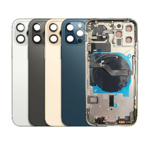 Housing Back Battery Cover Replacement For iPhone 12 Pro With Installed Parts