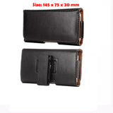 Flip Leather Pouch Case with 360° Rotating Belt Clip