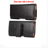 Flip Leather Pouch Case with 360° Rotating Belt Clip