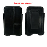 Flip Leather Pouch Case with 360° Rotating Belt Clip