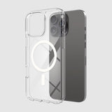 Clear Hybrid Magsafe Case with Magnetic Ring for iPhone 16 Plus Pro Max