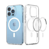 Clear Hybrid Magsafe Case with Magnetic Ring for iPhone 14 Plus Pro Max