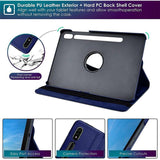 360 Rotate Flip Leather Case Cover for Samsung Tab S9 FE+ 12.4" X610/X616