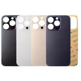 Back Glass Cover with Adhesive and Big Camera Hole for iPhone 14 Pro Max