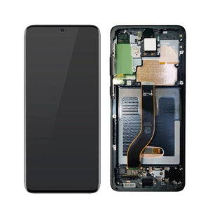 LCD and Touch Assembly With Frame for Samsung Galaxy S20+ G985 / G986 OEM New