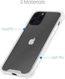 Goospery Clear Shockproof Slim Protective Case for iPhone 12/12 Pro/12 Pro Max/12 Mini