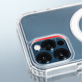 Clear Hybrid Case with Magnetic Ring for iPhone 12 / 12 Pro Magsafe