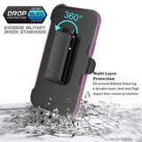 Shockproof Robot Armor Hard Plastic Case with Belt Clip for iPhone 14 / 13