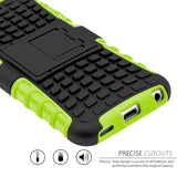 Heavy Duty Hybrid Bumper Case With Kickstand for iPod Touch 7/iPod Touch 6/iPod Touch 5