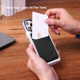 Card Pocket Silicone with 3M Adhesive for iPhone Samsung and other Smartphones