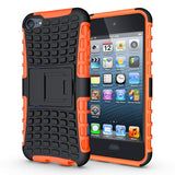 Heavy Duty Hybrid Bumper Case With Kickstand for iPod Touch 7/iPod Touch 6/iPod Touch 5