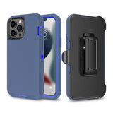 Shockproof Robot Armor Hard Plastic Case with Belt Clip for iPhone 14 Pro Max