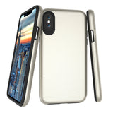 TRIANGLE Hybrid TPU Hard PC Shockproof Case Cover for iPhone X/XS/XR/XS Max