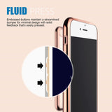 TPU Clear Crystal Rubber Soft Plating Case for iPhone 8 Plus/7 Plus