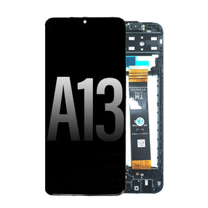 Samsung Galaxy A13 A135F screen and Touch Assembly with frame OEM New