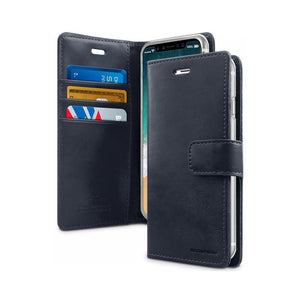 Mercury Goospery Bluemoon Wallet Case with Card Slots for iPhone 16