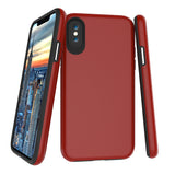 TRIANGLE Hybrid TPU Hard PC Shockproof Case Cover for iPhone X/XS/XR/XS Max