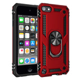 Heavy Duty Case with 360° Rotating Ring Kickstand for iPod Touch 7/iPod Touch 6/iPod Touch 5