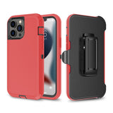 Shockproof Robot Armor Hard Plastic Case with Belt Clip for iPhone 14 Pro Max