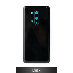 Back Battery Glass Cover with Camera Lens and Adhesive for OnePlus 8 Pro