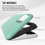 TRIANGLE Hybrid TPU Hard PC Shockproof Case Cover for iPhone 11/11 Pro/11 Pro Max