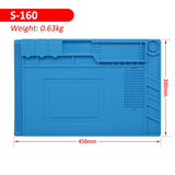 Anti Static Magnetic Heat Insulation Mat Silicone Pad For Solder and Repairs S160