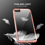 TPU Clear Crystal Rubber Soft Plating Case for iPhone 8/iPhone 7